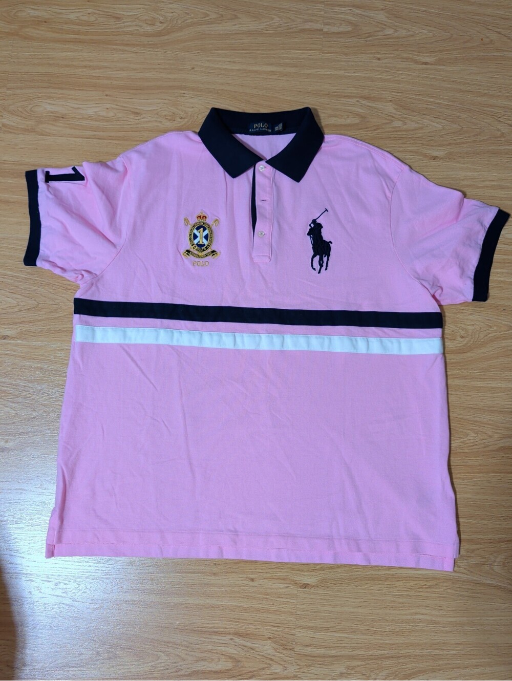 Polo Ralph Lauren Polo Shirt Size 2XB Pink Big Pony Crest Logo Horse